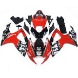 0326 Fairing Suzuki Gsxr600 Gsxr750 K6 06 07 Cowlings Red Black 12